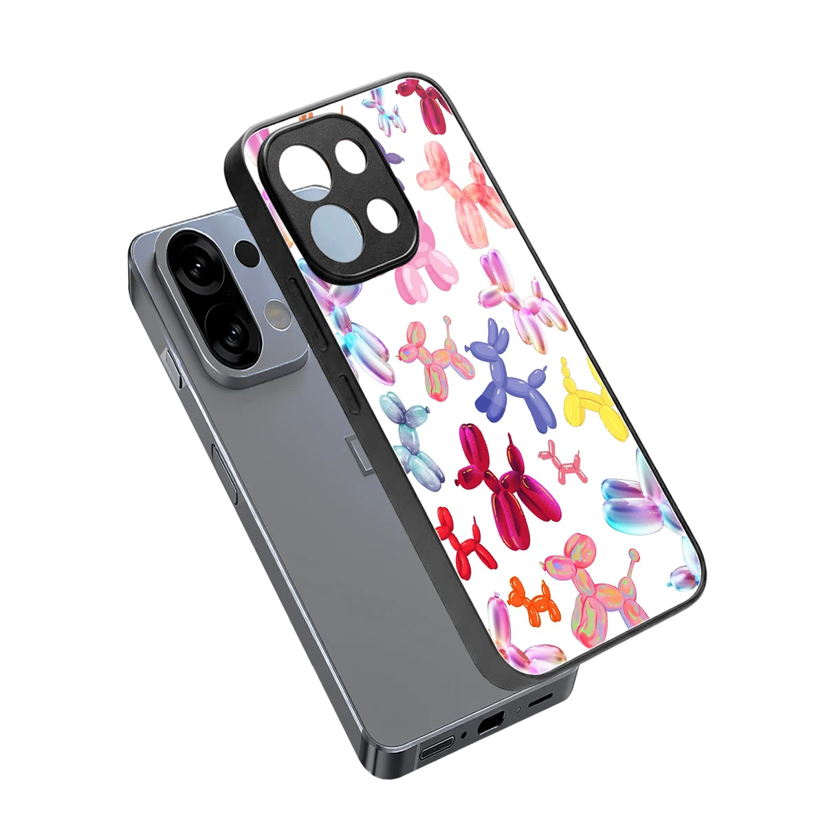 Magic Float sleek oppo k13 5g cover with tempered glass back and TPU edges