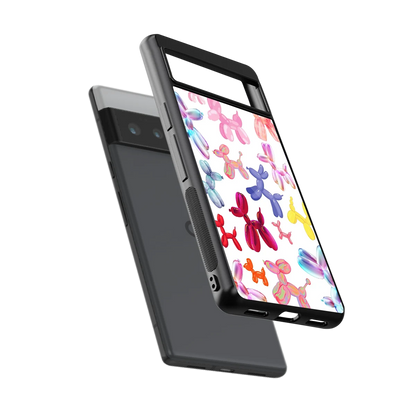 Magic Float sleek google pixel 6 pro cover with tempered glass back and TPU edges