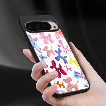 Magic Float sleek google pixel 9 pro xl cover with tempered glass back and TPU edges