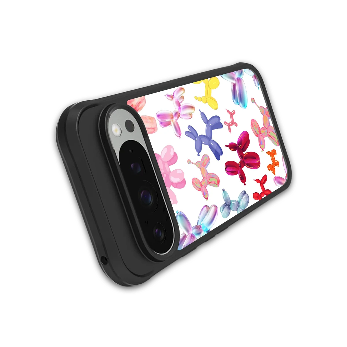 Magic Float stylish phone case for google pixel 9 pro | glossy glass and slim fit