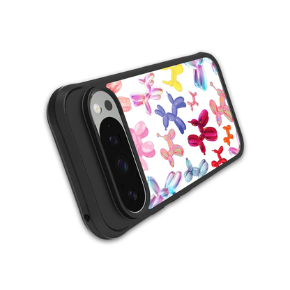 Magic Float stylish phone case for google pixel 9 pro | glossy glass and slim fit