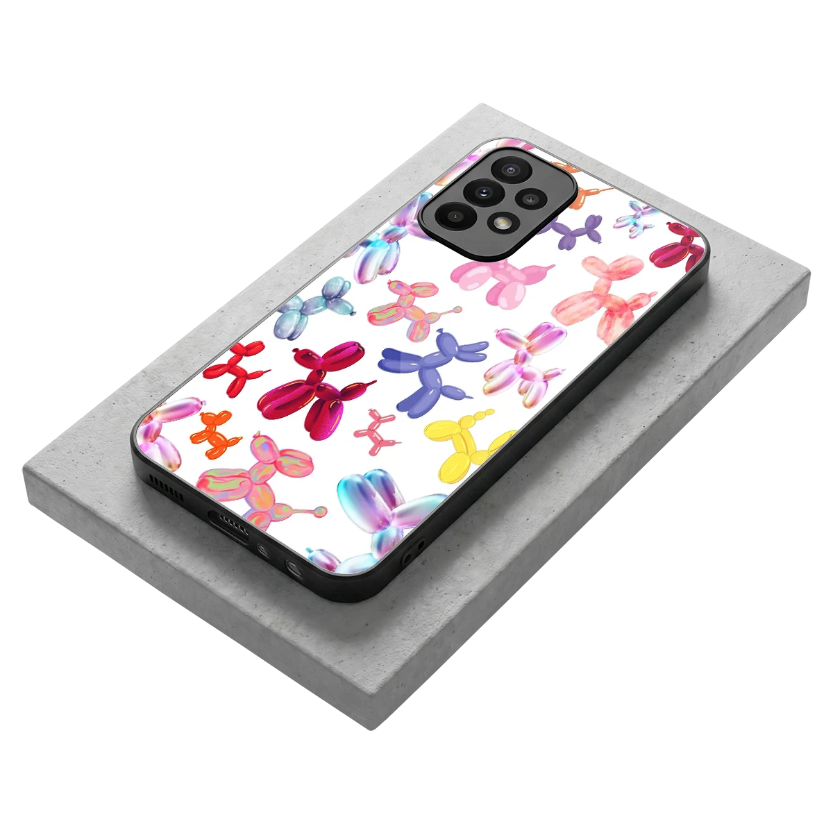 Magic Float stylish phone case for samsung galaxy a23 | glossy glass and slim fit