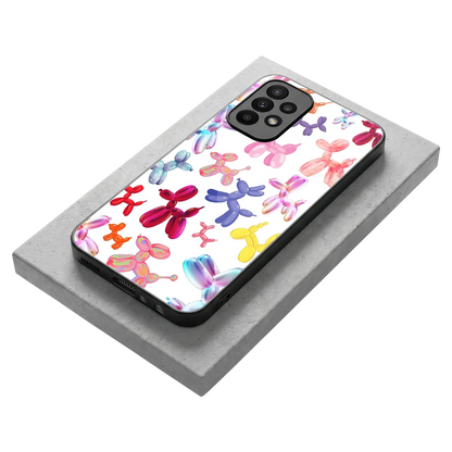 Magic Float stylish phone case for samsung galaxy a23 | glossy glass and slim fit