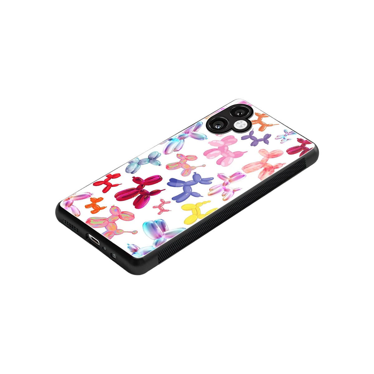 Magic Float stylish phone case for samsung galaxy a06 5g | glossy glass and slim fit