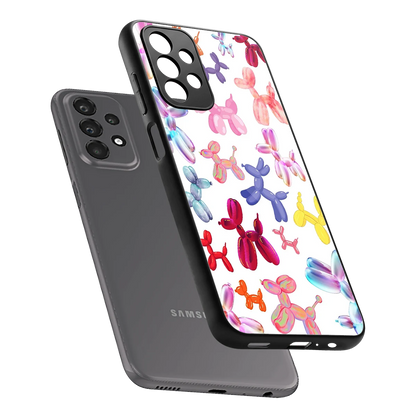 Magic Float sleek samsung galaxy a23 cover with tempered glass back and TPU edges