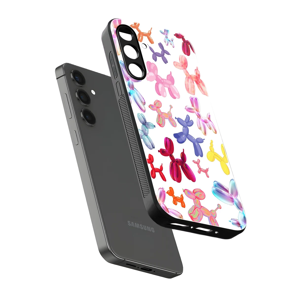 Magic Float sleek samsung galaxy m35 5g cover with tempered glass back and TPU edges