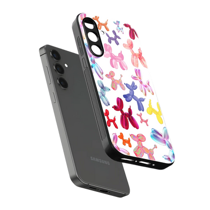 Magic Float sleek samsung galaxy m35 5g cover with tempered glass back and TPU edges