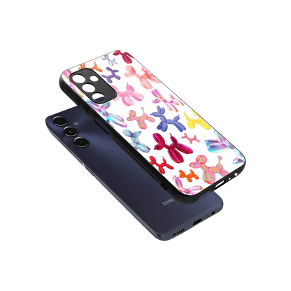 Magic Float sleek samsung galaxy m14 5g cover with tempered glass back and TPU edges