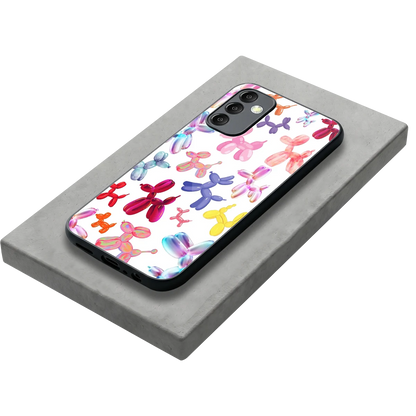Magic Float stylish phone case for samsung galaxy m14 5g | glossy glass and slim fit