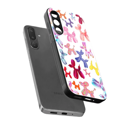 Magic Float sleek samsung galaxy m56 5g cover with tempered glass back and TPU edges
