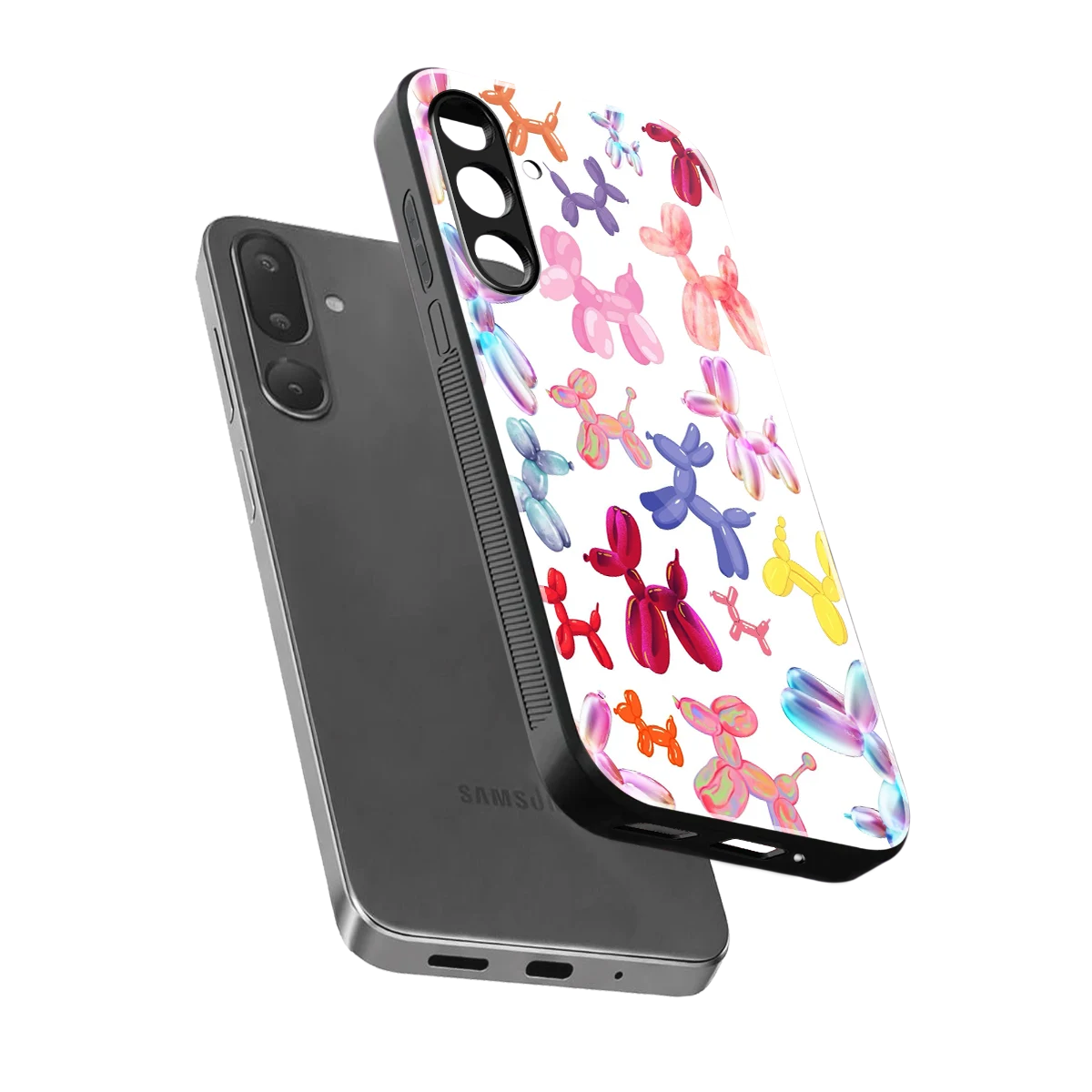 Magic Float sleek samsung galaxy m36 5g cover with tempered glass back and TPU edges