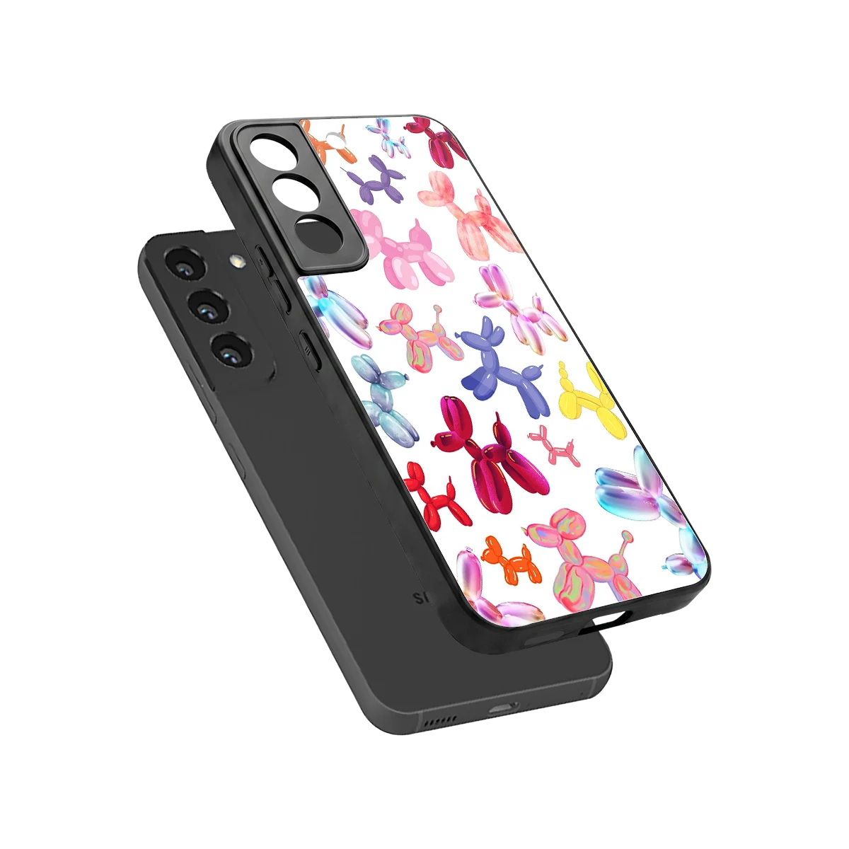 Magic Float sleek samsung galaxy s22 cover with tempered glass back and TPU edges