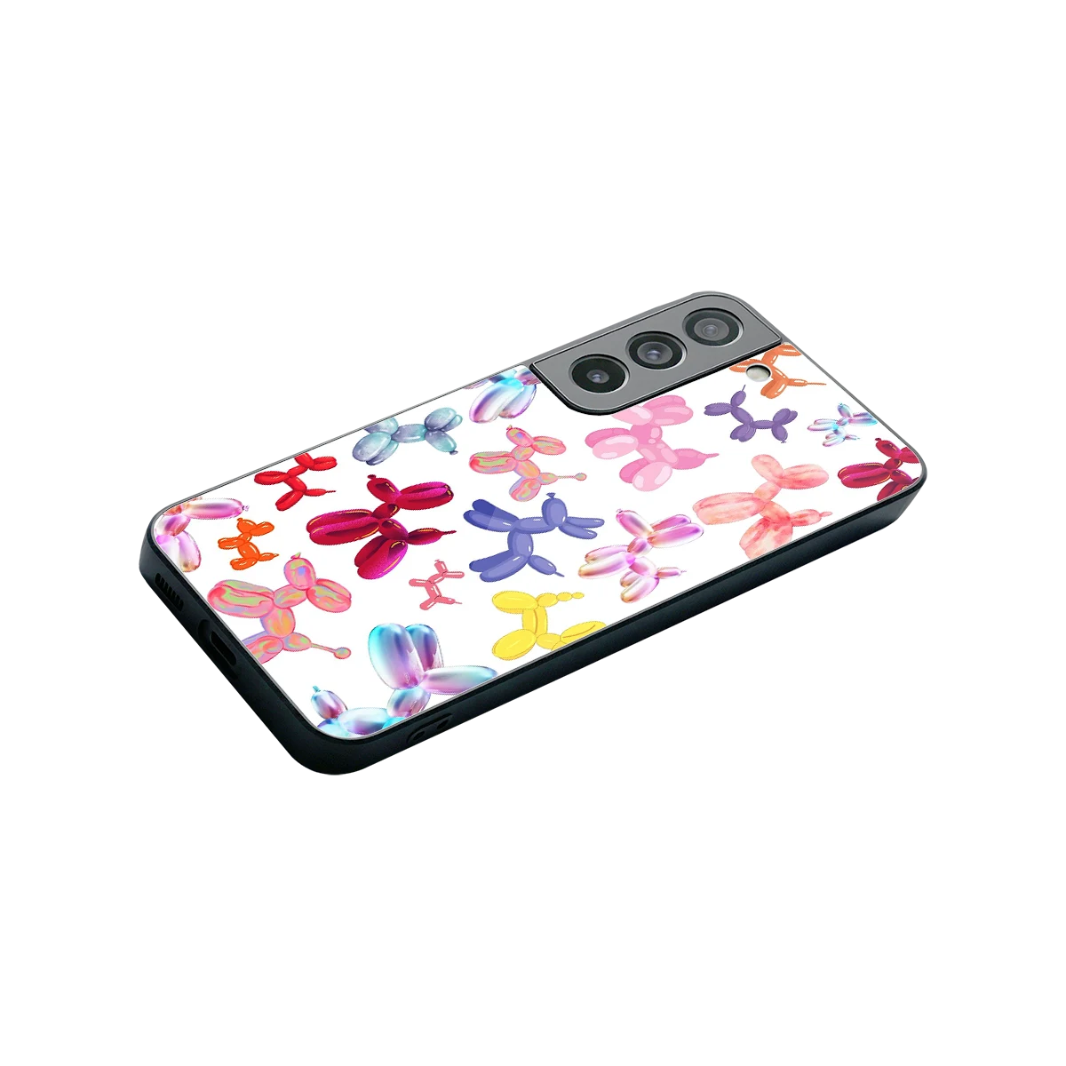 Magic Float stylish phone case for samsung galaxy s22 | glossy glass and slim fit