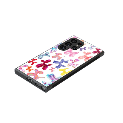 Magic Float stylish phone case for samsung galaxy s24 ultra | glossy glass and slim fit
