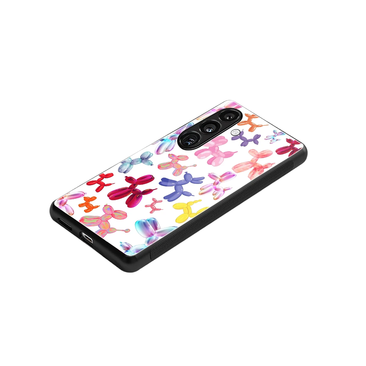 Magic Float stylish phone case for samsung galaxy s24 fe | glossy glass and slim fit
