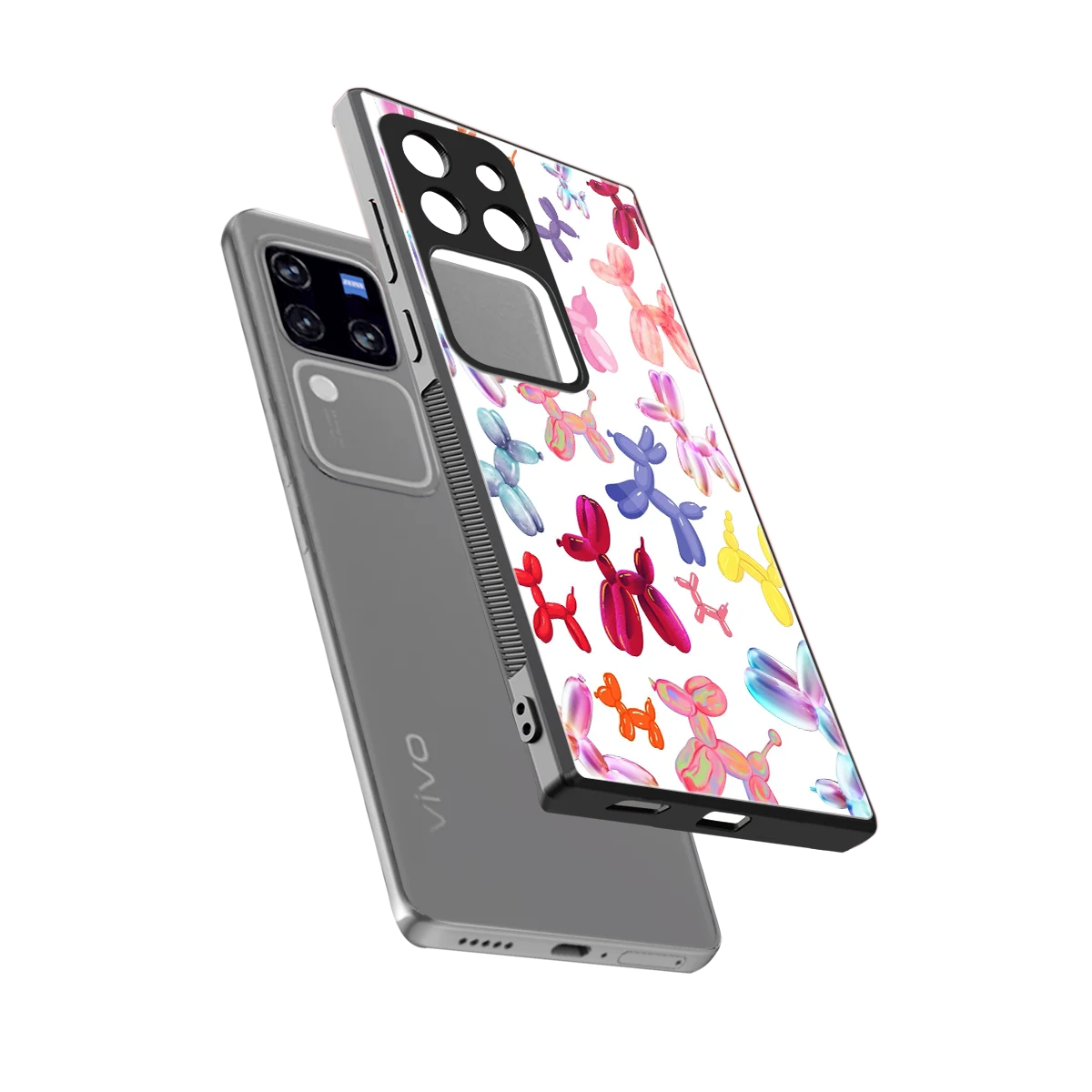 Magic Float sleekvivo v30 pro cover with tempered glass back and TPU edges