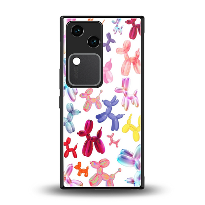 Magic Float back phone cover | glass case for vivo v30