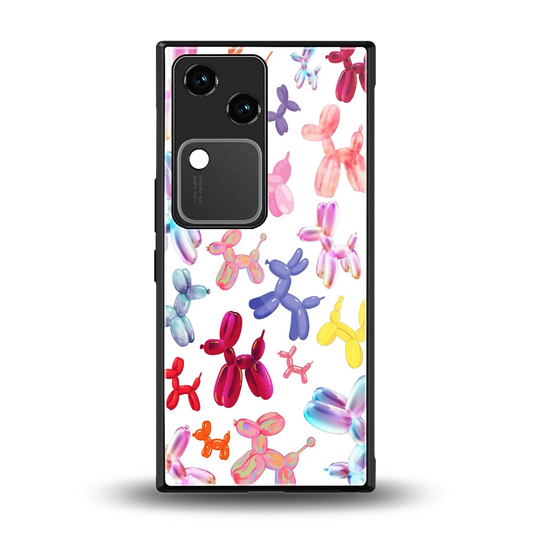 Magic Float back phone cover | glass case for vivo v30