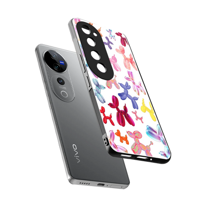 Magic Float sleek vivo v40 pro cover with tempered glass back and TPU edges