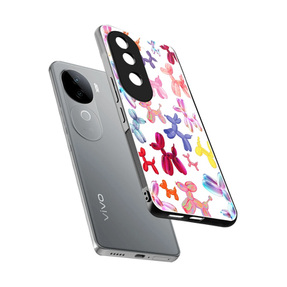 Magic Float sleek vivo v40e cover with tempered glass back and TPU edges