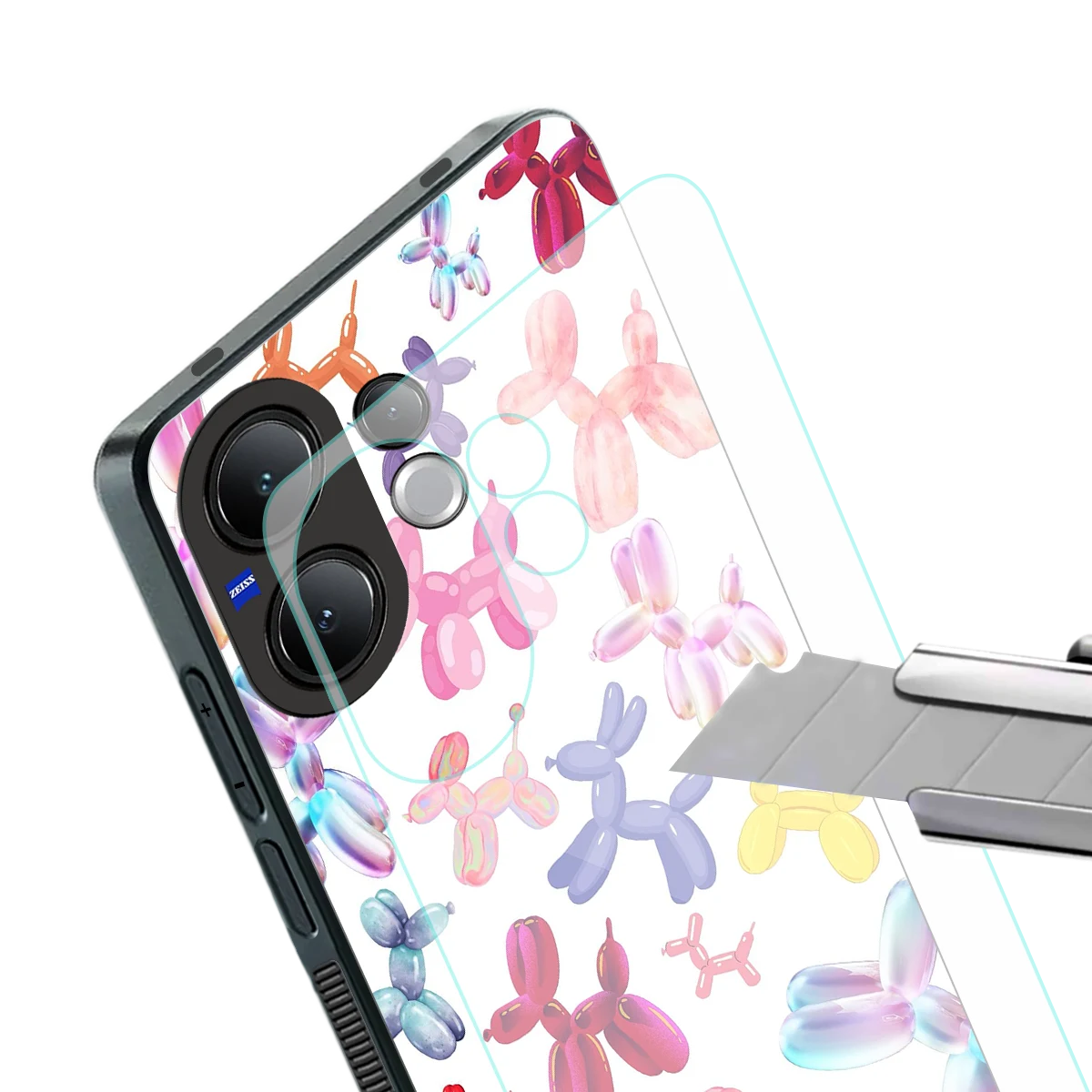 Magic Float stylish phone case for vivo v60 | glossy glass and slim fit