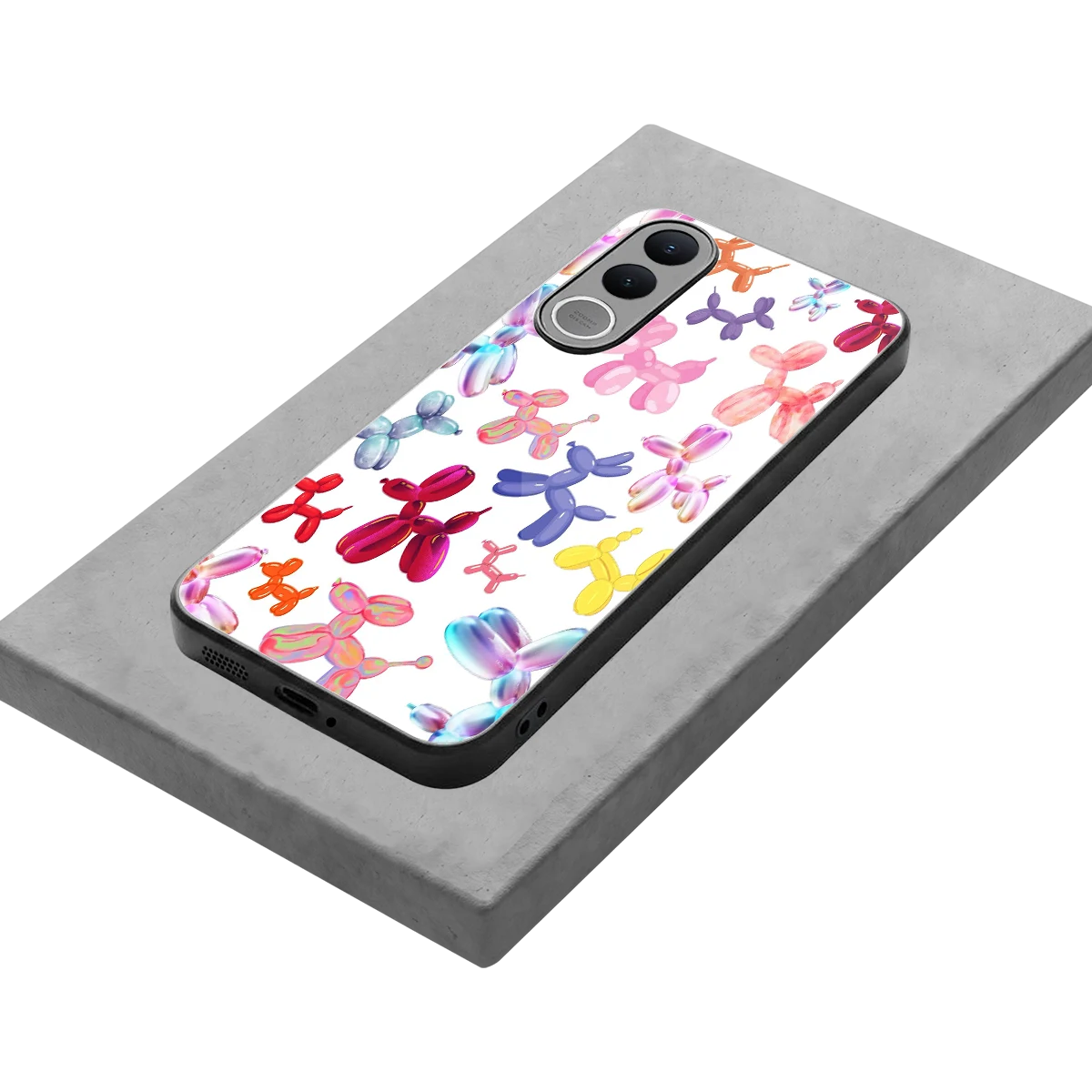 Magic Float stylish phone case for vivo v70 fe | glossy glass and slim fit