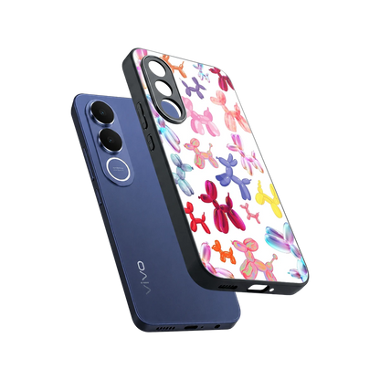 Magic Float sleek vivo v70 fe cover with tempered glass back and TPU edges