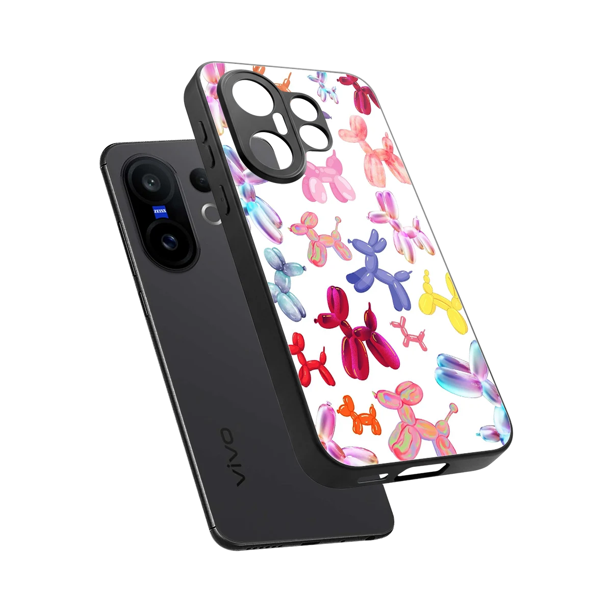 Magic Float sleek vivo x200 fe cover with tempered glass back and TPU edges