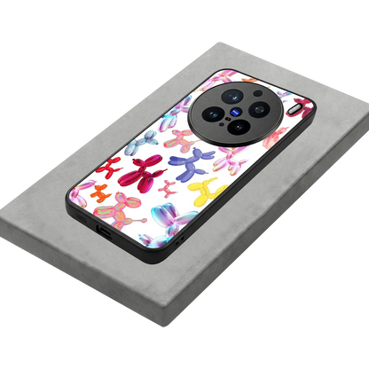 Magic Float stylish phone case for vivo x200 pro | glossy glass and slim fit