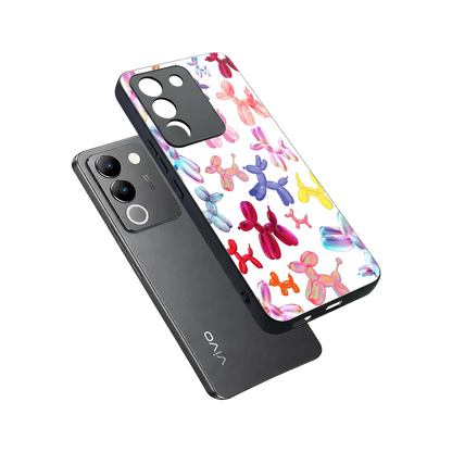 Magic Float sleek vivo y200 5g cover with tempered glass back and TPU edges