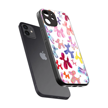 Magic Float sleek iphone 12 cover with tempered glass back and TPU edges