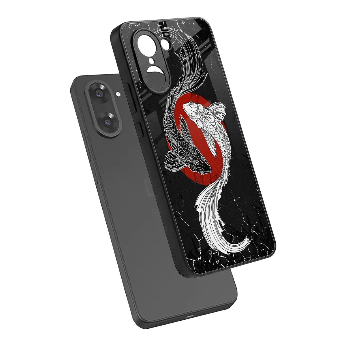 Majestic Marine sleek oneplus nord ce5 5g cover with tempered glass back and TPU edges