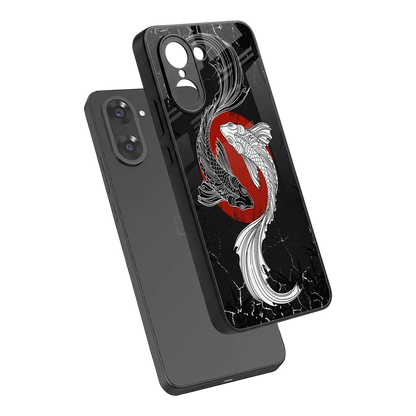 Majestic Marine sleek oneplus nord ce5 5g cover with tempered glass back and TPU edges