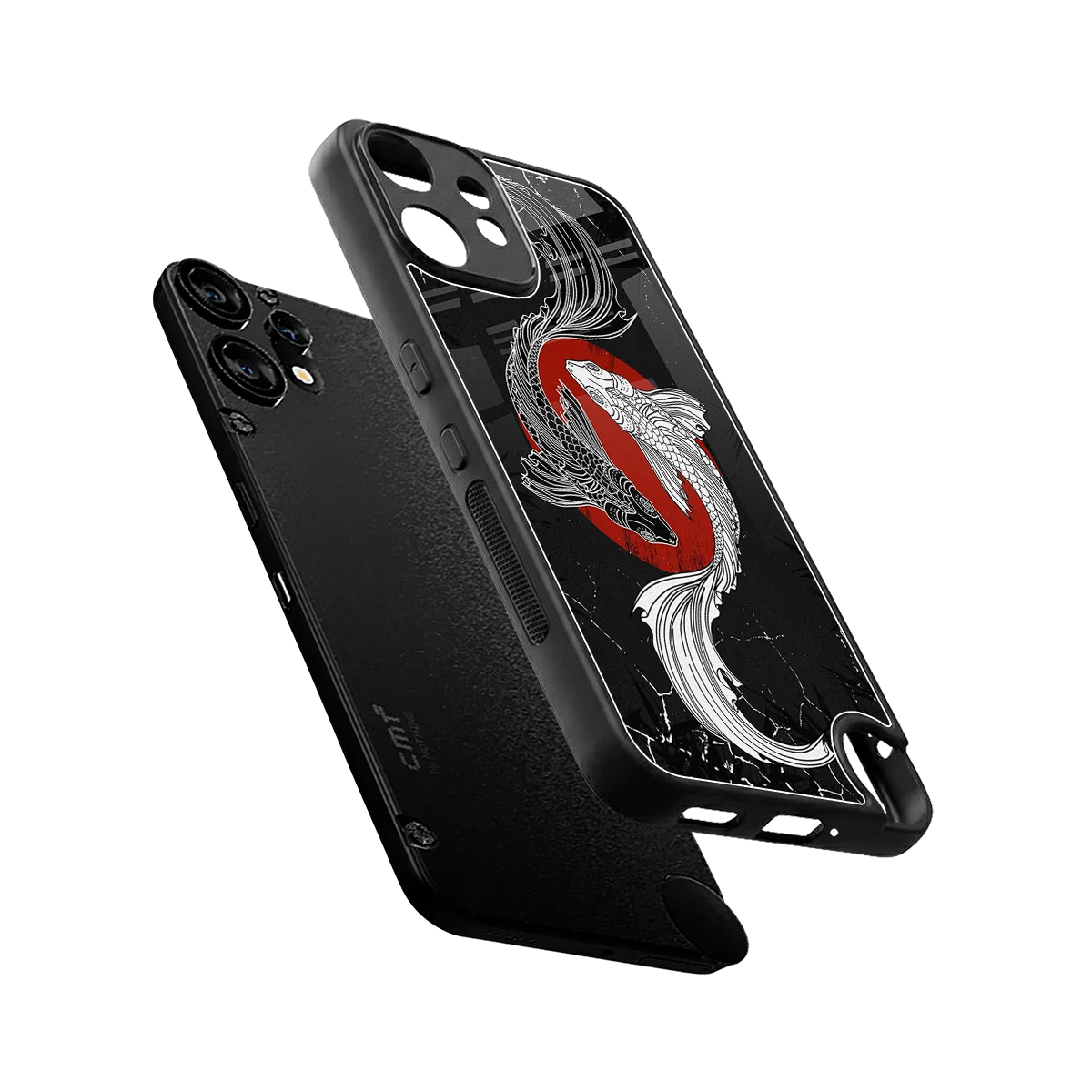 Majestic Marine sleek cmf nothing phone 2 pro cover with tempered glass back and TPU edges