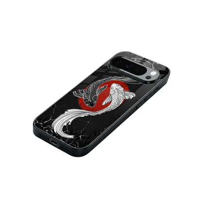 Majestic Marine stylish phone case for google pixel 10 pro xl | glossy glass and slim fit