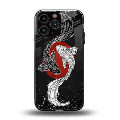 Majestic Marine back phone cover | glass case for iphone 14 pro max
