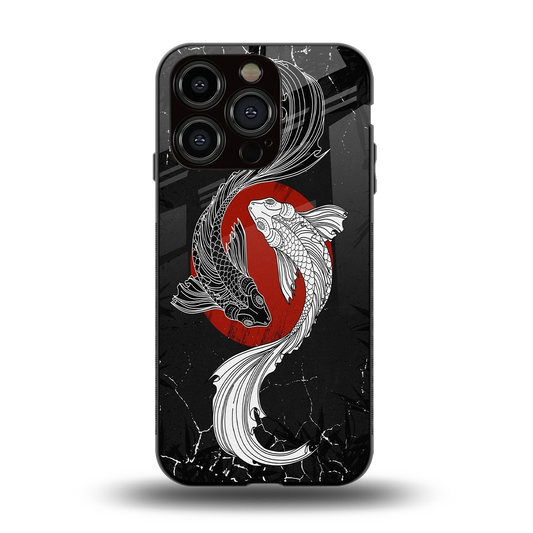 Majestic Marine back phone cover | glass case for iphone 13 pro