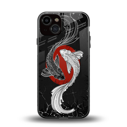 Majestic Marine back phone cover | glass case for iphone 13