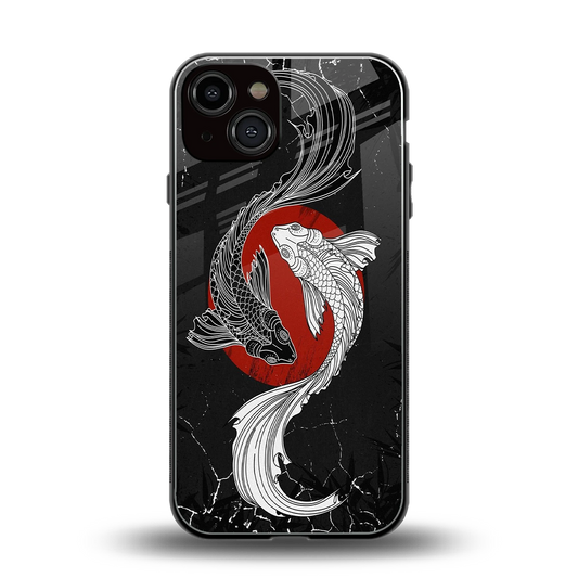 Majestic Marine back phone cover | glass case for iphone 13