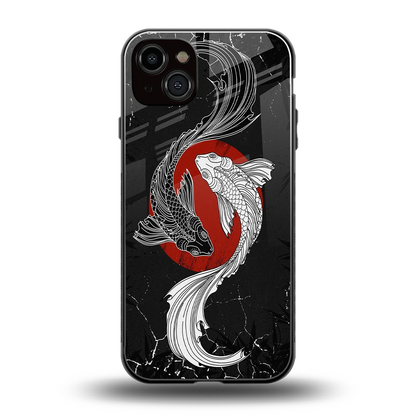 Majestic Marine back phone cover | glass case for iphone 15 plus