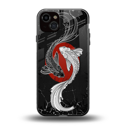Majestic Marine back phone cover | glass case for iphone 15 plus