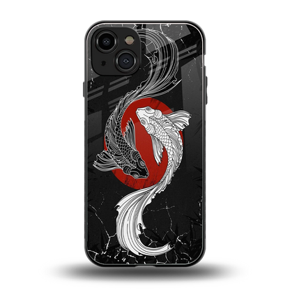 Majestic Marine back phone cover | glass case for iphone 15