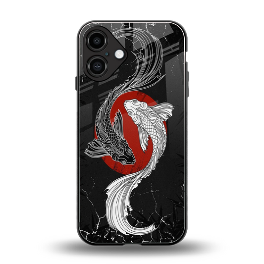 Majestic Marine back phone cover | glass case for iphone 16 plus