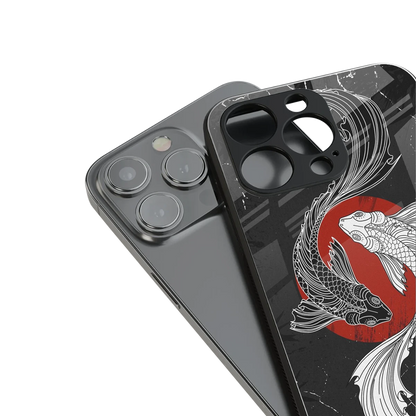 Majestic Marine stylish phone case for iphone 12 | glossy glass and slim fit