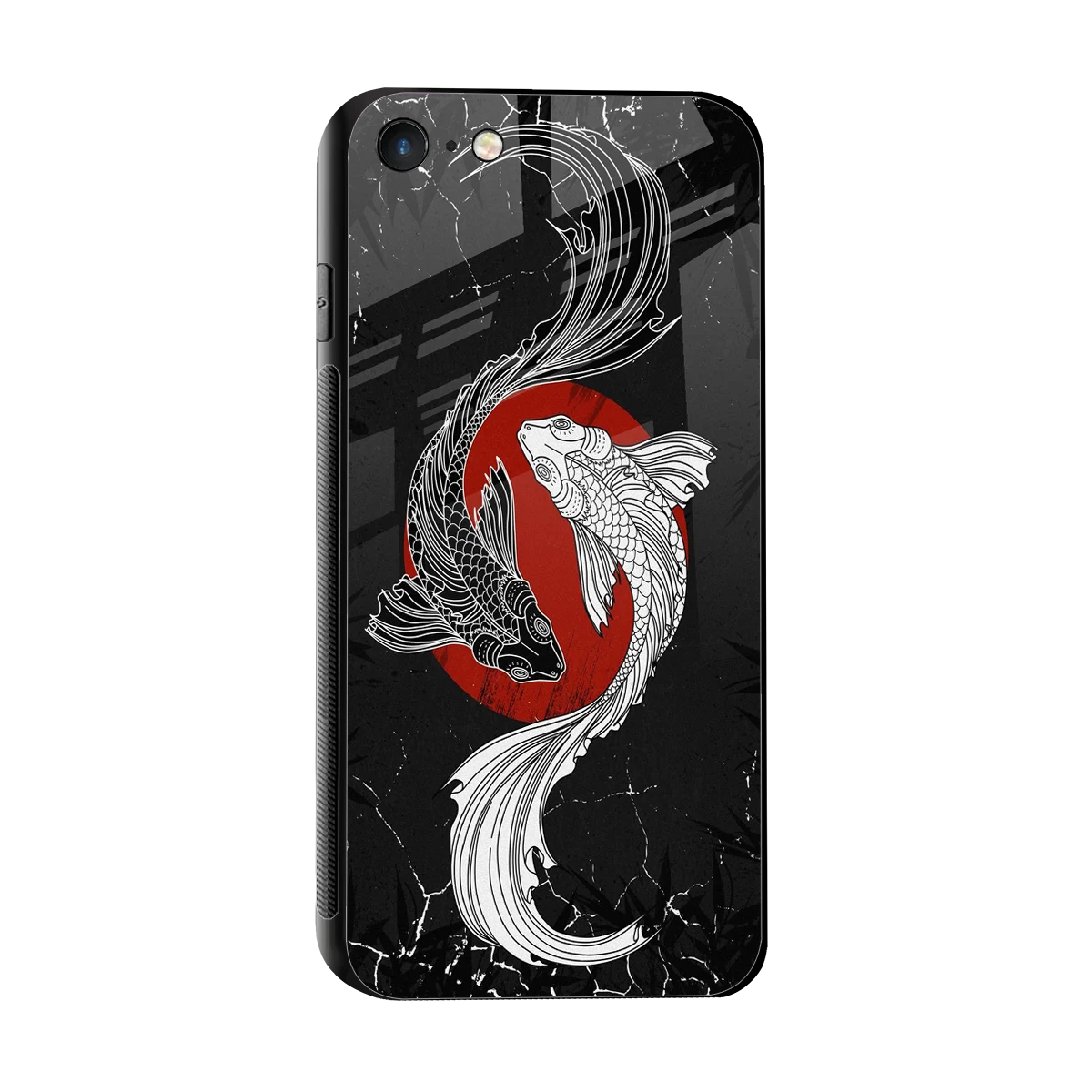 Majestic Marine sleek iphone 7 cover with tempered glass back and TPU edges