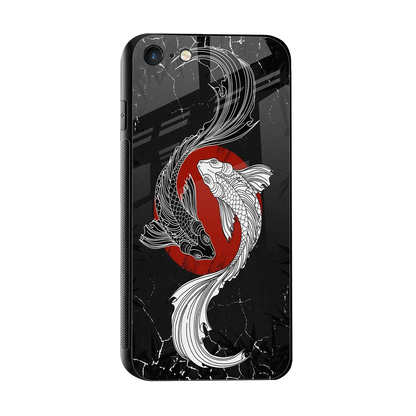 Majestic Marine sleek iphone 7 cover with tempered glass back and TPU edges