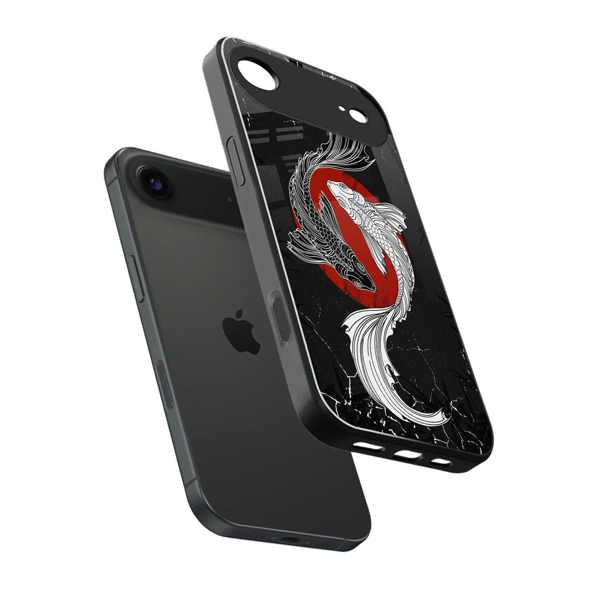 Majestic Marine sleek iphone air cover with tempered glass back and TPU edges