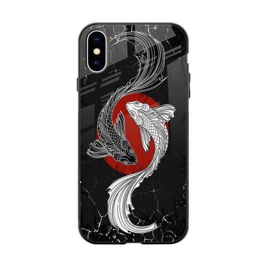 Majestic Marine back phone cover | glass case for iphone x