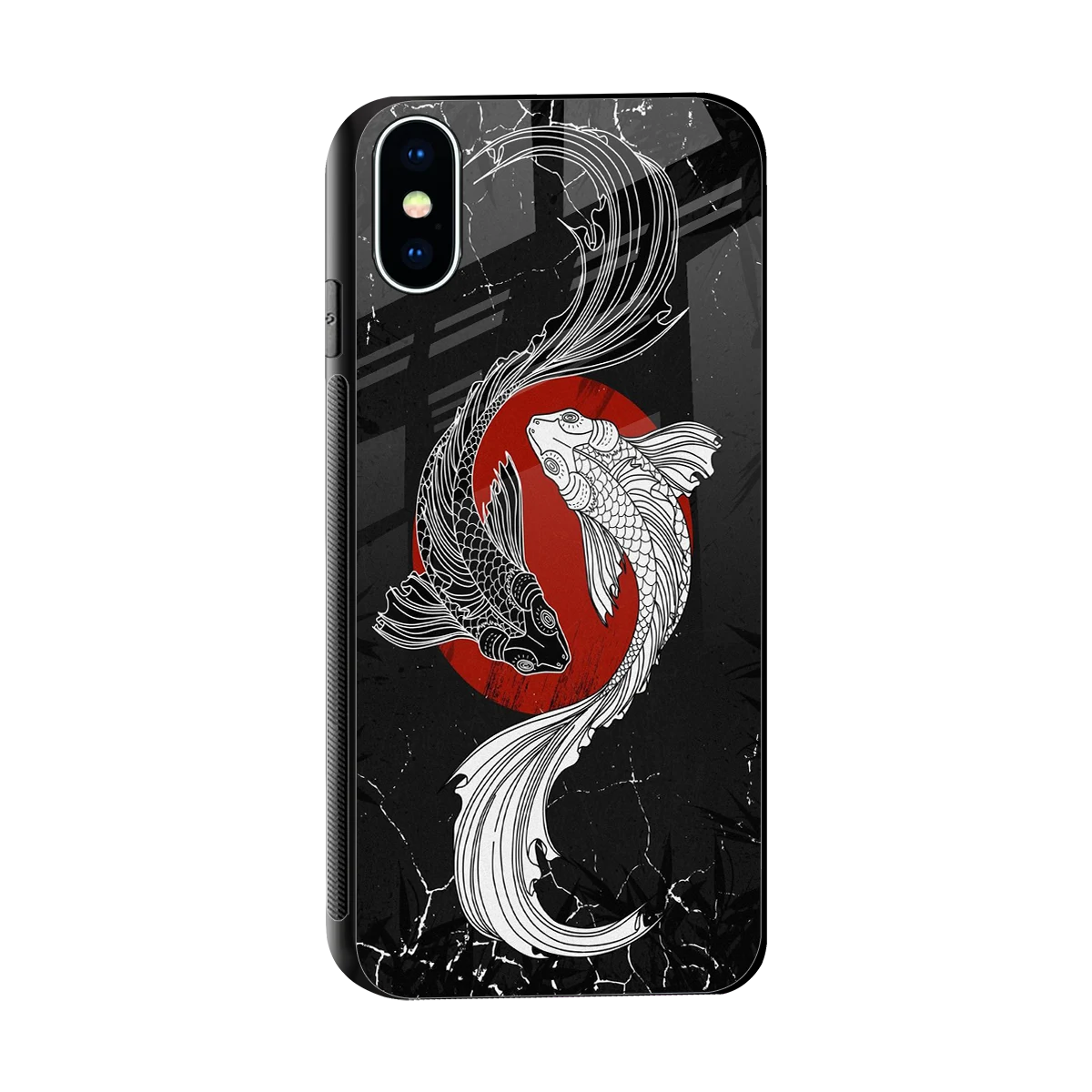 Majestic Marine sleek iphone x cover with tempered glass back and TPU edges