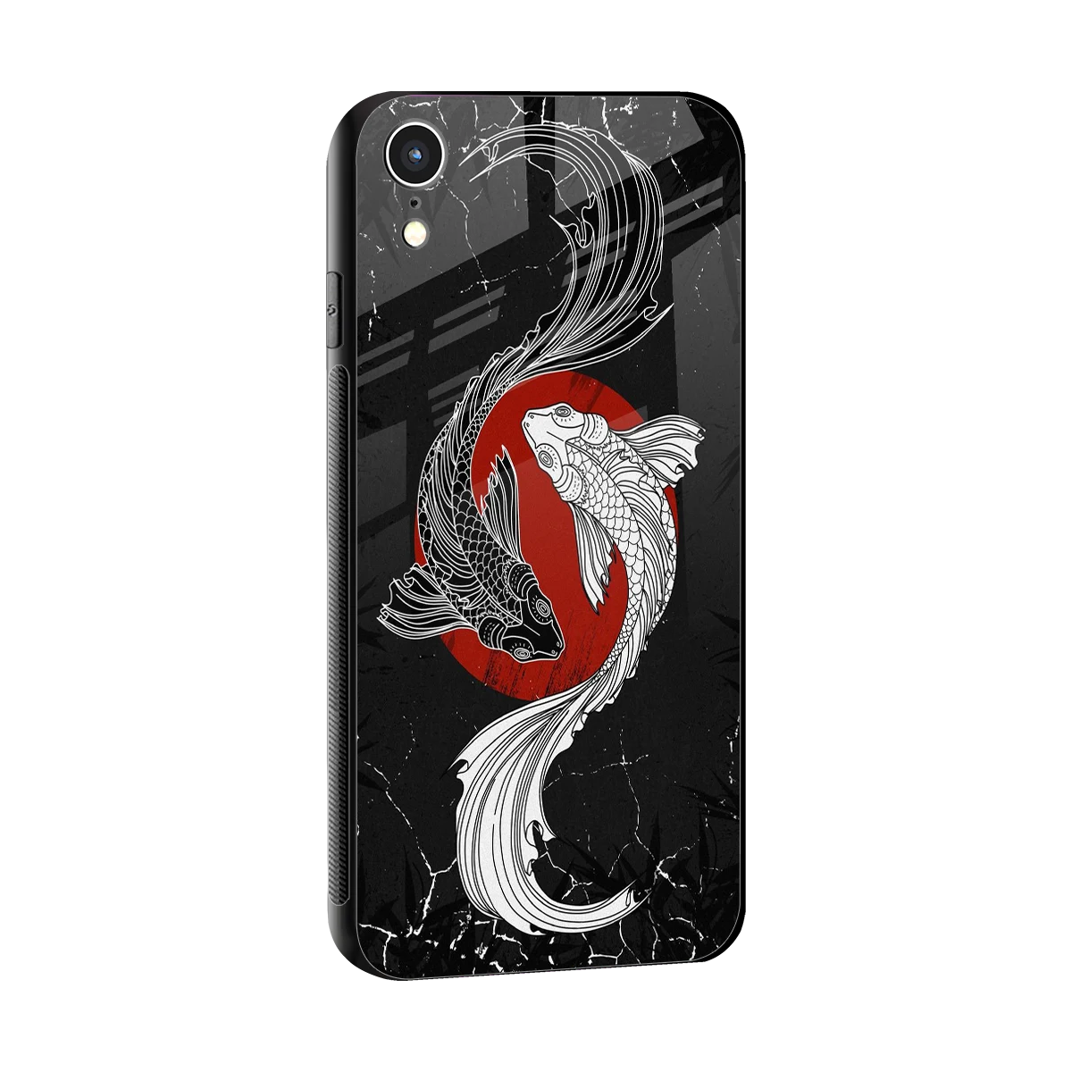 Majestic Marine sleek iphone xr cover with tempered glass back and TPU edges